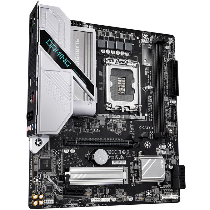 GIGABYTE H810M Gaming WiFi 6 Mainboard, Sockel LGA 1851, Intel H810, Micro-ATX, DDR5 image number 1