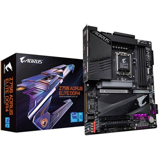 GIGABYTE Z790 Aorus Elite DDR4, Intel Z790 motherboard, Socket 1700, DDR4 image number 0