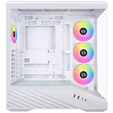 Lian Li Vector V100 PC-Geh&auml;use, Midi-Tower, ATX, RGB, Tempered Glass - wei&szlig; image number null