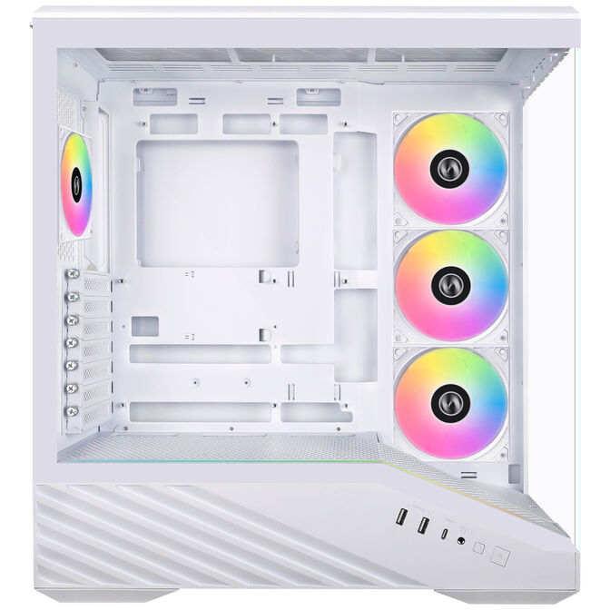 Lian Li Vector V100 PC-Geh&auml;use, Midi-Tower, ATX, RGB, Tempered Glass - wei&szlig; image number 5