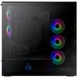 ARCTIC Xtender PC-Geh&auml;use, Midi-Tower, E-ATX, RGB, Tempered Glass - inklusive vertikaler GPU-Halterung & Riser-Kabel, schwarz image number null