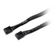 Watercool fan cable 210 - 2.4m, black image number null