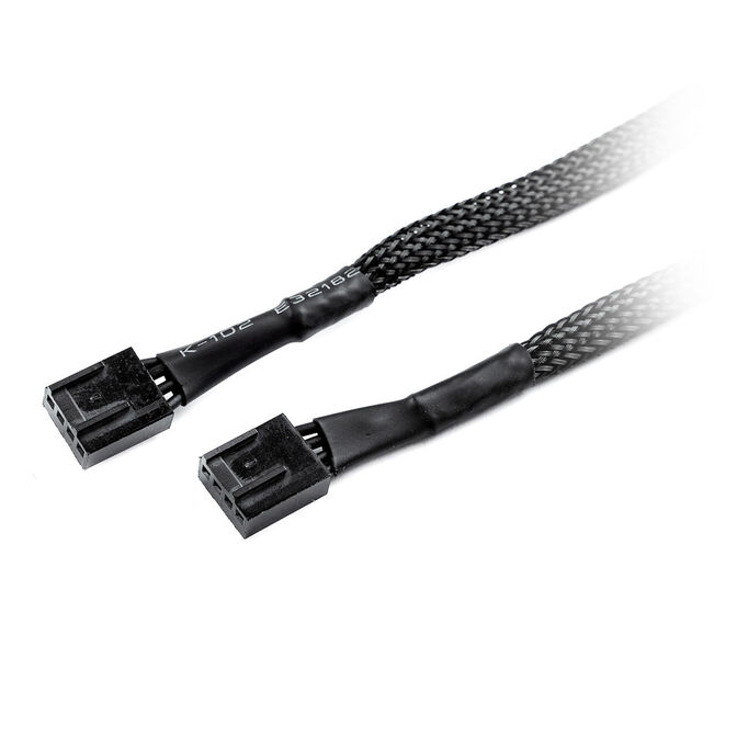 Watercool fan cable 210 - 2.4m, black image number 1