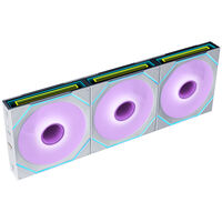 Lian Li UNI FAN SL-INF FLEX Wireless L&uuml;fter, ARGB - Reverse Blade, 120mm, wei&szlig;, 3er-Pack mit Controller