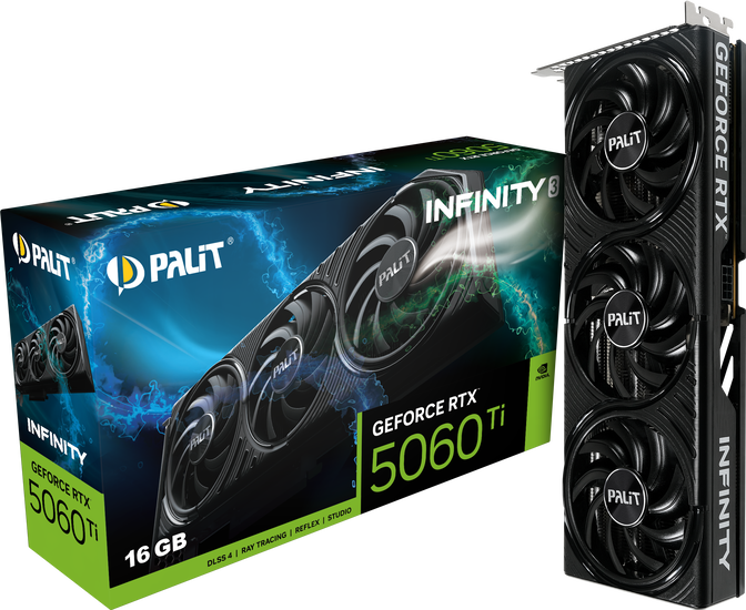 Palit GeForce RTX 5060 Ti Infinity 3, 16384 MB GDDR7 image number 0