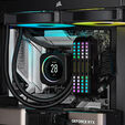 Corsair Dominator Platinum RGB DDR5-6400 RAM, CL32, XMP - 64GB Quad-Kit, black image number null