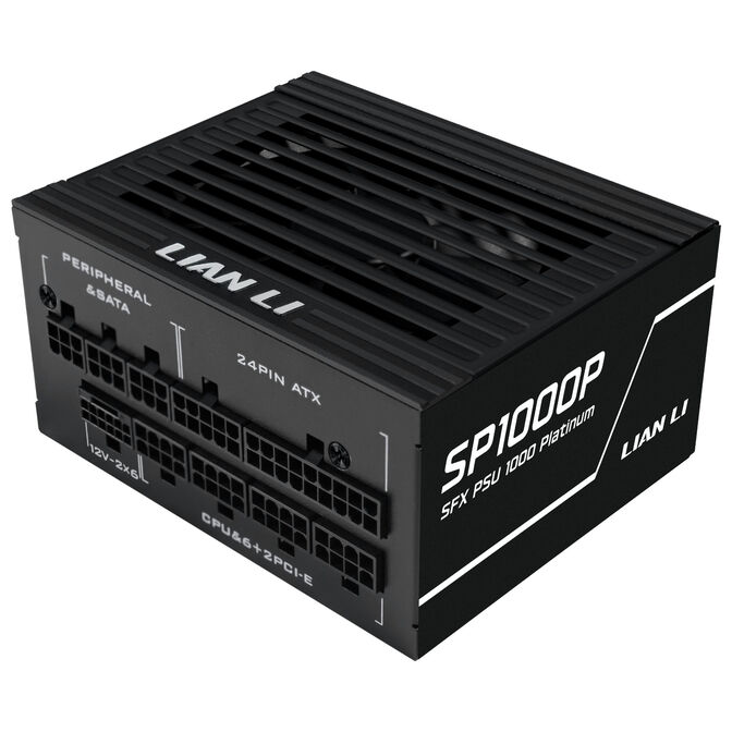 Lian Li SP Series Platinum 80 PLUS Platinum Power Supply, SFX, fully modular, PCIe 5.1, ATX 3.1 - 1,000 Watt, black image number 1