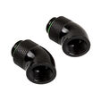 Corsair Hydro X Series Adapter 45 Grad G1/4 Zoll AG auf G1/4 Zoll IG - 2er Pack, drehbar, schwarz image number null