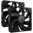 Corsair RS Series 140, PWM L&uuml;fter 2er Pack - 140mm, schwarz image number null
