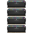 Corsair Dominator Platinum RGB DDR5-6400 RAM, CL32, XMP - 64GB Quad-Kit, black image number null