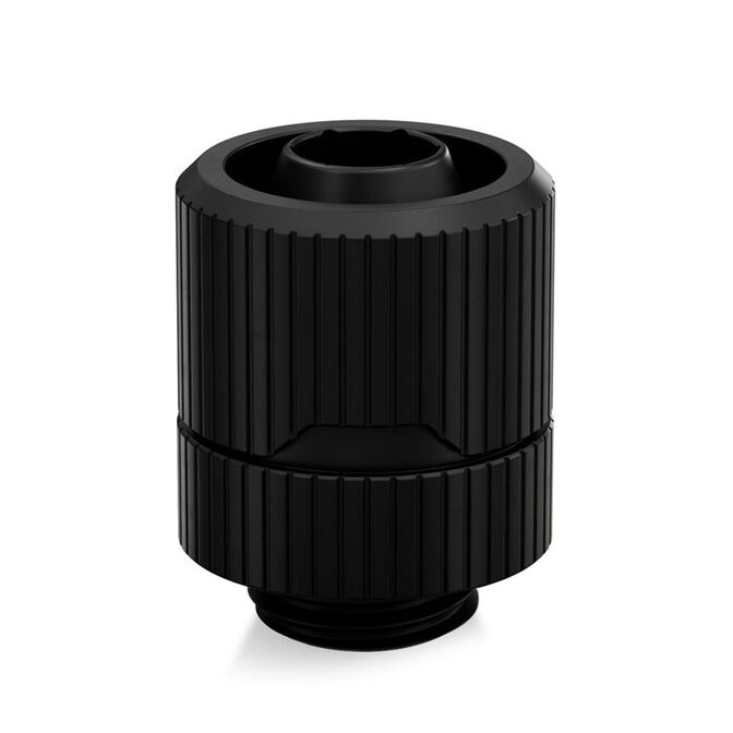 EK Water Blocks EK-Torque Rotary STC-16/10 Fitting Straight, G1/4 Inch Female Thread to 16/10mm - Black image number 1