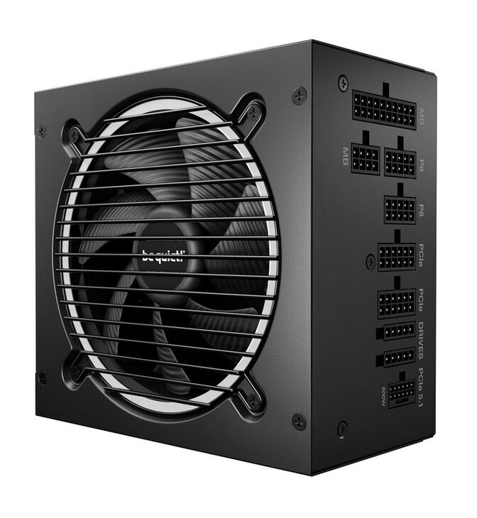 be quiet! Pure Power 13M 80 PLUS Gold Power Supply, ATX 3.1, PCIe 5.1 - 1,200 Watts, Black image number 0
