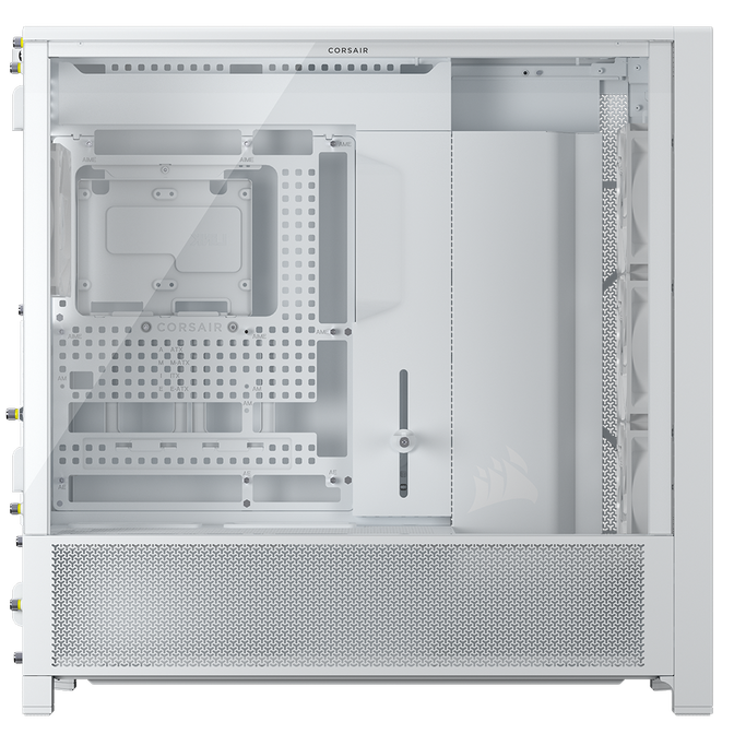 Corsair Frame 5000D PC Case, Mid-Tower, E-ATX, Tempered Glass - White image number 3