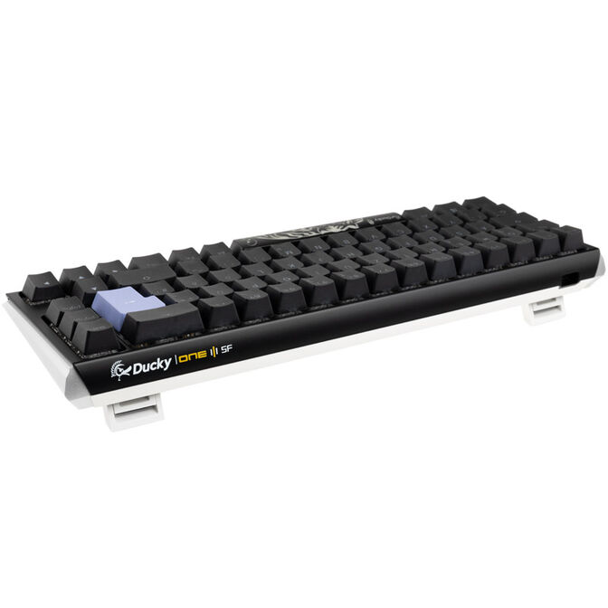 Ducky One 3 Classic Black/White SF Gaming Tastatur, RGB LED - MX-Blue image number 2