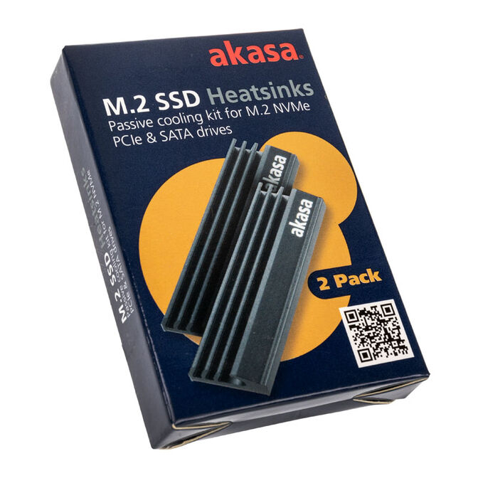 Akasa M.2 SSD Heatsink - Aluminium image number 3