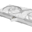 ASUS ROG Eurux GR120 ARGB PWM L&uuml;fter - Reverse Blade, 3er-Pack, wei&szlig; image number null