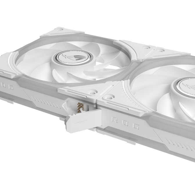 ASUS ROG Eurux GR120 ARGB PWM L&uuml;fter - Reverse Blade, 3er-Pack, wei&szlig; image number 21