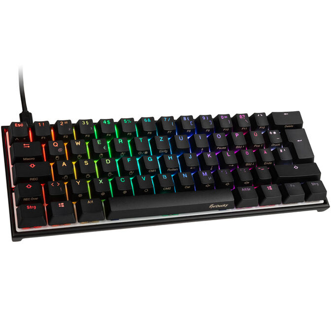Ducky Mecha Mini Gaming Keyboard, MX-Red, RGB-LED - black image number 0
