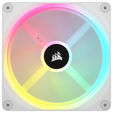 Corsair iCUE LINK QX140 RGB Series, PWM Fan - 140mm, white image number null