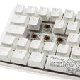 Ducky One 3 Classic Pure White Mini Gaming Tastatur, RGB LED - MX-Brown image number null