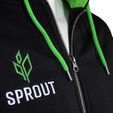 GamersWear SPROUT Basic Hoodie - Size M, black/green image number null