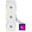 Lian Li HydroShift II LCD-S 360TL AiO-Wasserk&uuml;hlung, RGB, LCD-Display - 360mm, wei&szlig; image number null