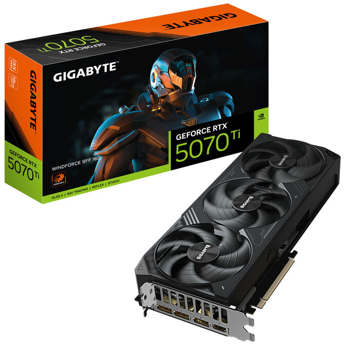Gigabyte GeForce RTX 5070 Ti Windforce SFF 16G, 16384 MB GDDR7 image number 0