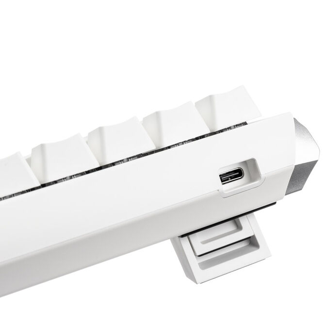 Ducky One 3 Classic Pure White Mini Gaming Keyboard, RGB LED - MX-Clear image number 7