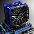 Cryorig Cover f&uuml;r R1 - blau image number null
