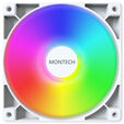 Montech GF120 PWM ARGB L&uuml;fter, 3er Pack - 120mm, wei&szlig; image number null