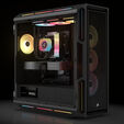 Corsair RMe Series RM1000e 80 PLUS Gold power supply, modular, ATX 3.1, PCIe 5.1 - 1,000 watts, black image number null
