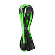 CableMod PRO ModMesh 12VHPWR to 3x PCI-e Cable - 45cm, black/light green image number null