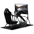 Next Level Racing RC Essential Simulator Cockpit, GT-Sitzposition, SIMAERO-Mesh - schwarz image number null