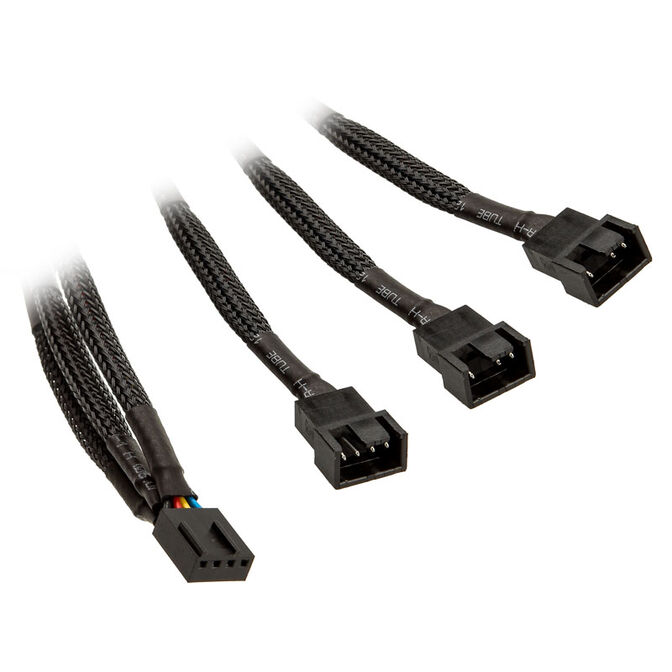 EK Water Blocks EK-Cable Y-Weiche f&uuml;r 3x 4-Pin-PWM-L&uuml;fter - 10 cm image number 0