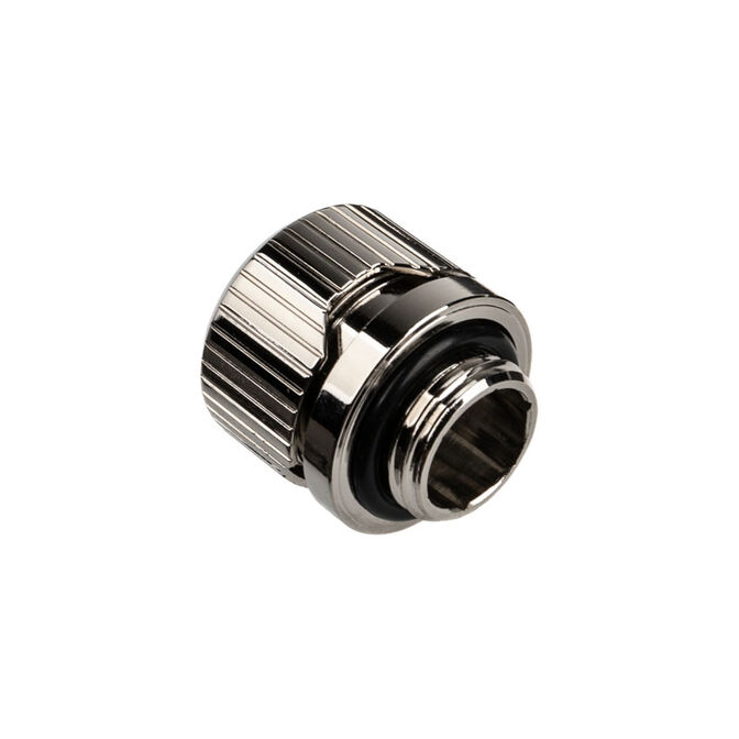 EK Water Blocks EK-Torque HDC 12 Straight Fitting G1/4 Inch BSP to 12mm OD Hard Tube - Silver image number 1