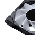 PHANTEKS NV-Serie NV5 MK2 ATX-Geh&auml;use, Tempered Glass, DRGB - Satin Black + 3er Pack M25 Gen2 PWM D-RGB L&uuml;fter Reverse Blade + 1x Normal Fan - 120mm image number null
