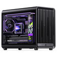 Jonsbo D33 STD PC-Geh&auml;use, Micro-ATX Geh&auml;use, mATX, Tempered Glass - schwarz image number null