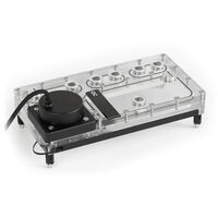 Alphacool Core Distroplate 240 Links V.2 mit D5 Apex Pumpe, f&uuml;r D5/DDC