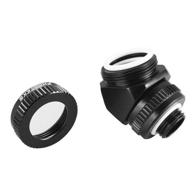 PHANTEKS Glacier Rotary Hard-Tube Fitting 16mm 45 Grad G1/4 - schwarz, drehbar image number 3