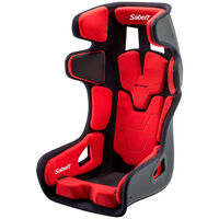 Sabelt GT PAD XL racing seat, fiberglass shell, FIA-approved, modular - black/red
