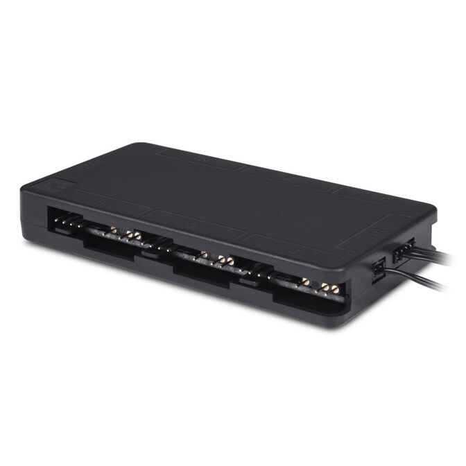 Alphacool Core 6x 4-Pin PWM/ARGB Hub/Splitter - schwarz image number 3