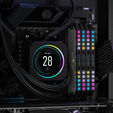 Corsair Dominator Platinum RGB DDR5-6000 RAM, CL30, EXPO - 64 GB Dual-Kit, grey image number null
