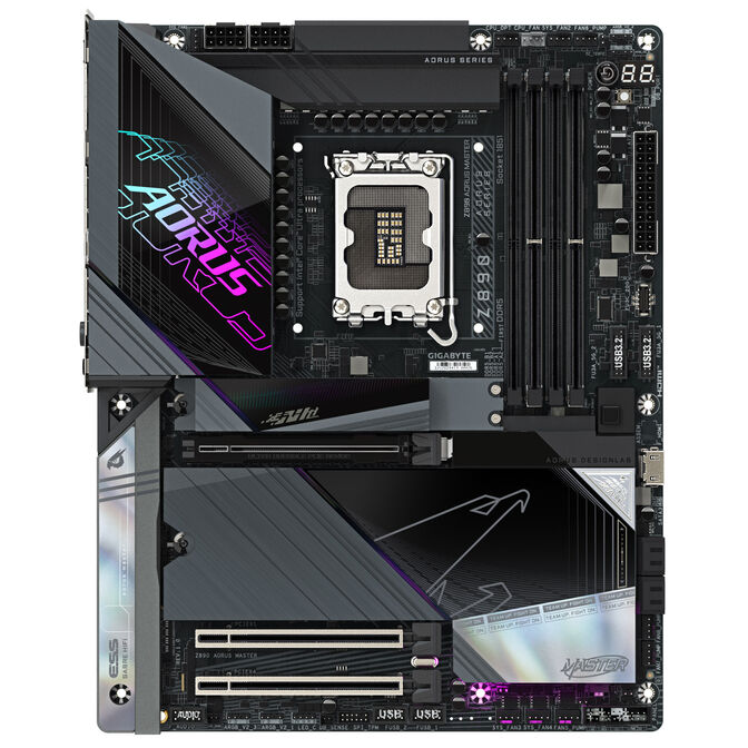 GIGABYTE Z890 AORUS Master Motherboard, Socket LGA 1851, Intel Z890, ATX, DDR5 image number 2