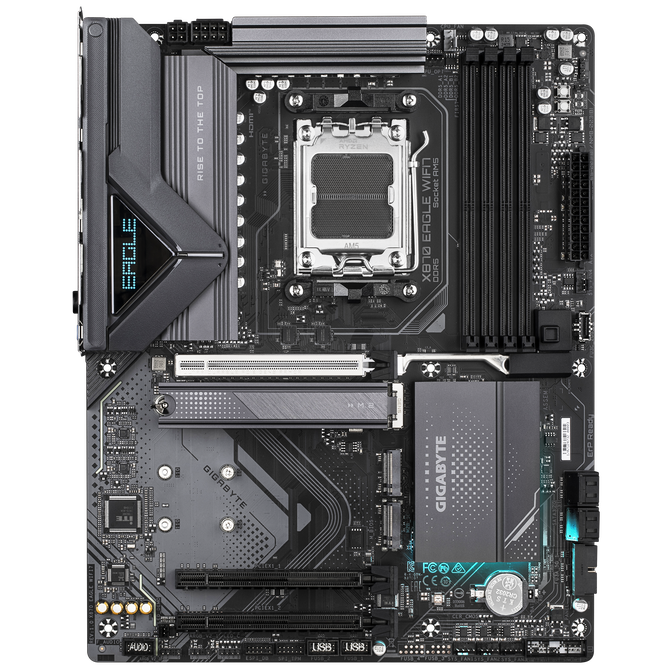 Gigabyte X870 Eagle WiFi7 motherboard, Socket AM5, AMD X870, ATX, DDR5 image number 1