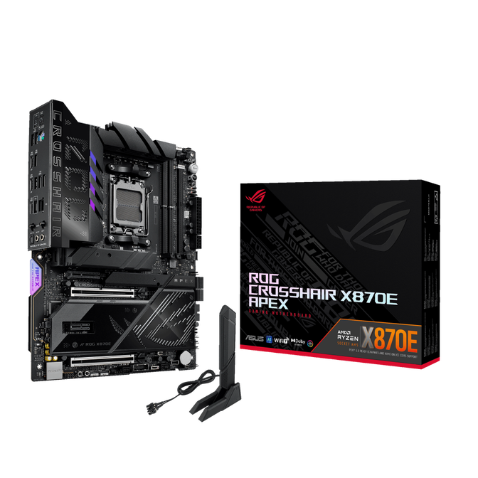 ASUS ROG Crosshair X870E APEX Mainboard, Sockel AM5, AMD X870E, ATX, DDR5 image number 0
