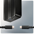 AXAGON EEM2-40G M.2-Geh&auml;use, USB4, 40 Gbit/s, NVMe, Aluminium - schwarz image number null