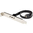 InLine Slotblende USB Typ-C zu USB 3.1 Frontpanel Key-A intern, 0,3 m image number null