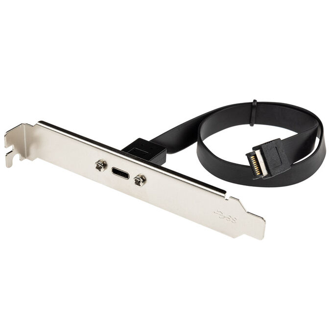 InLine Slotblende USB Typ-C zu USB 3.1 Frontpanel Key-A intern, 0,3 m image number 0