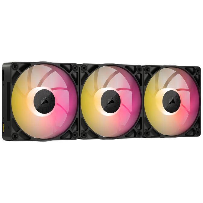 CORSAIR iCUE LINK RX120 MAX RGB PWM L&uuml;fter - 3er-Pack, 120mm, schwarz image number 2