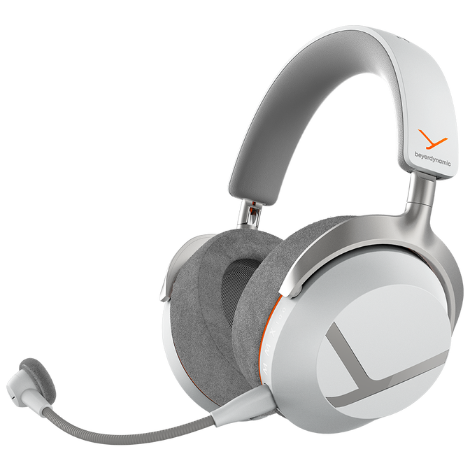 beyerdynamic MMX 100, Arctic White, wireless gaming headset image number 0